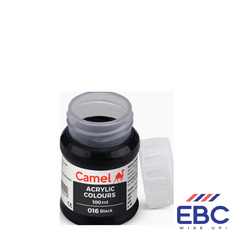 CAMEL Acrylic Colour Multi-Surface - 016 Black 100ml